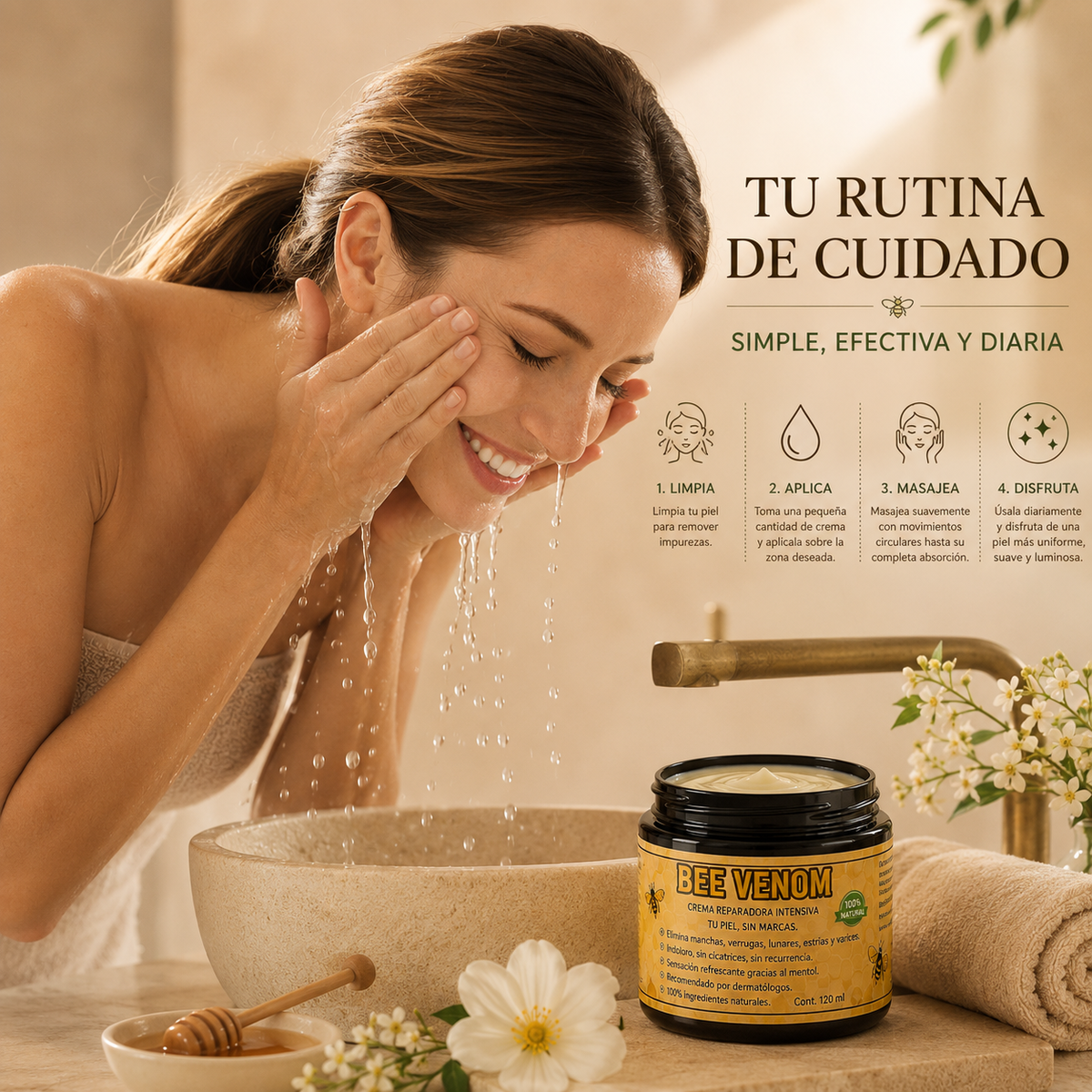 Bee Venom Cream | Crema para Manchas, Arrugas y Reafirmación Facial