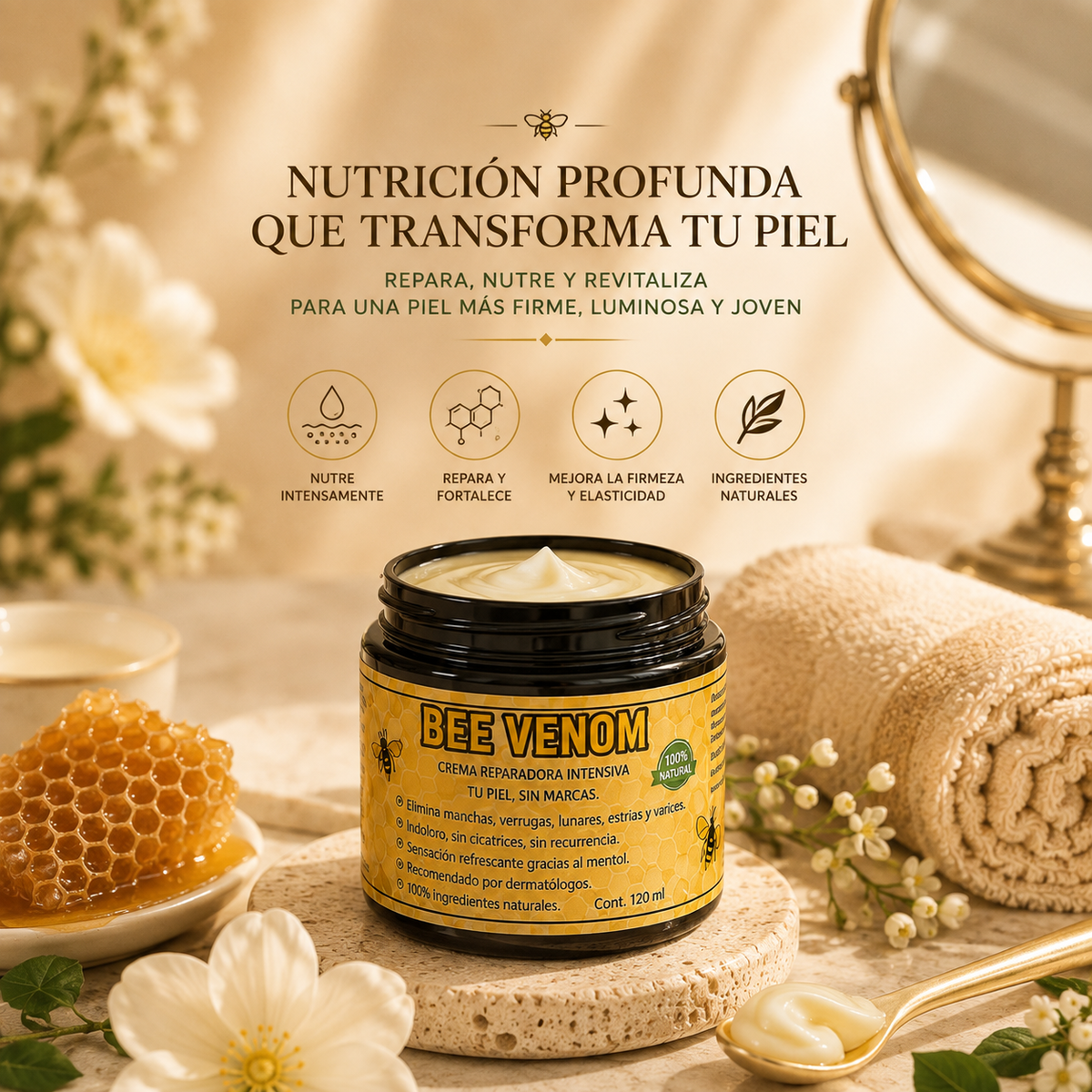 Bee Venom Cream | Crema para Manchas, Arrugas y Reafirmación Facial